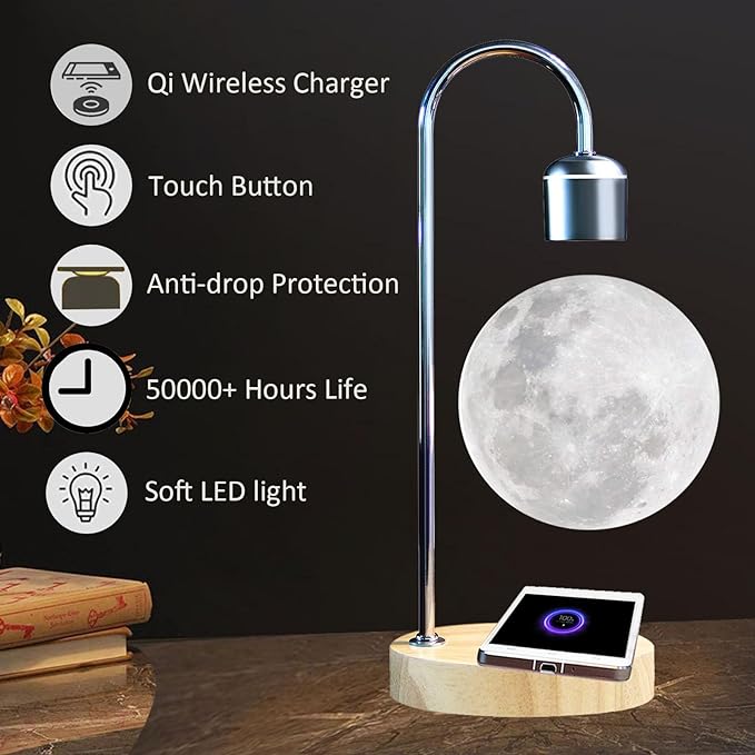 Levitating Moon Lamp