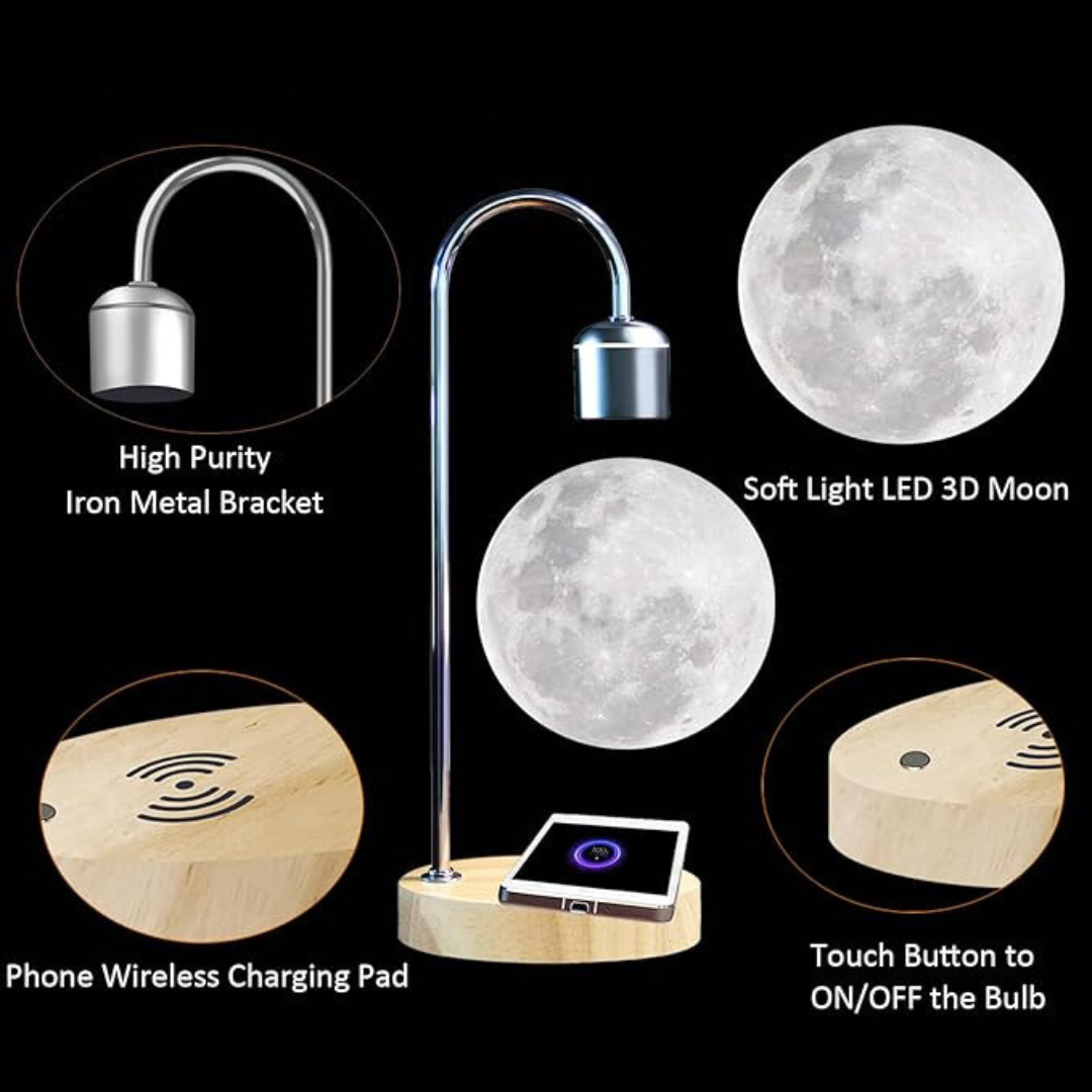 Levitating Moon Lamp
